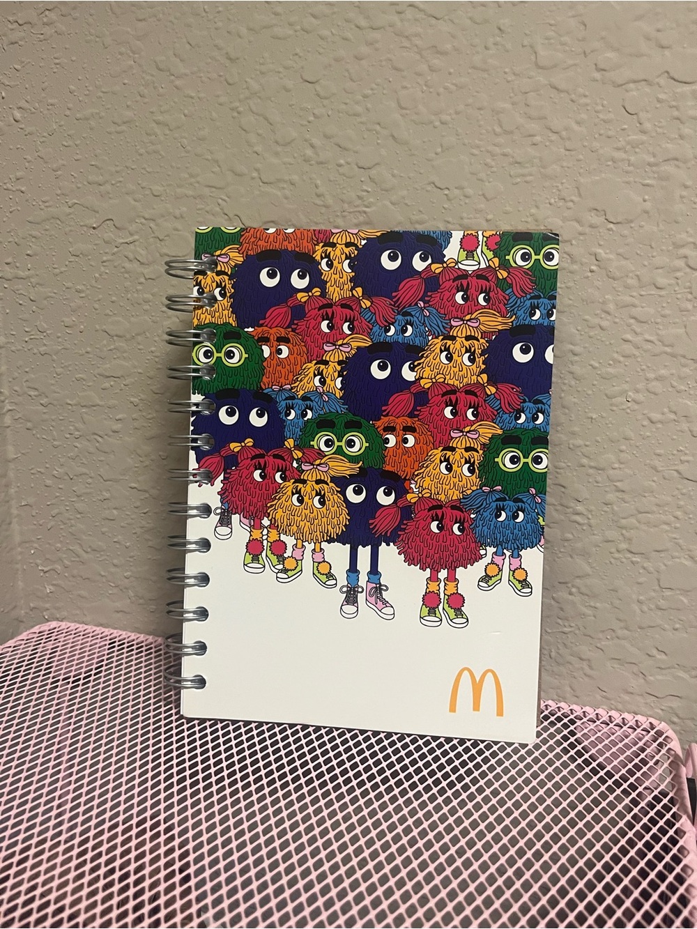 Rare McDonald’s Fry Kids Spiral Notebook Merch New